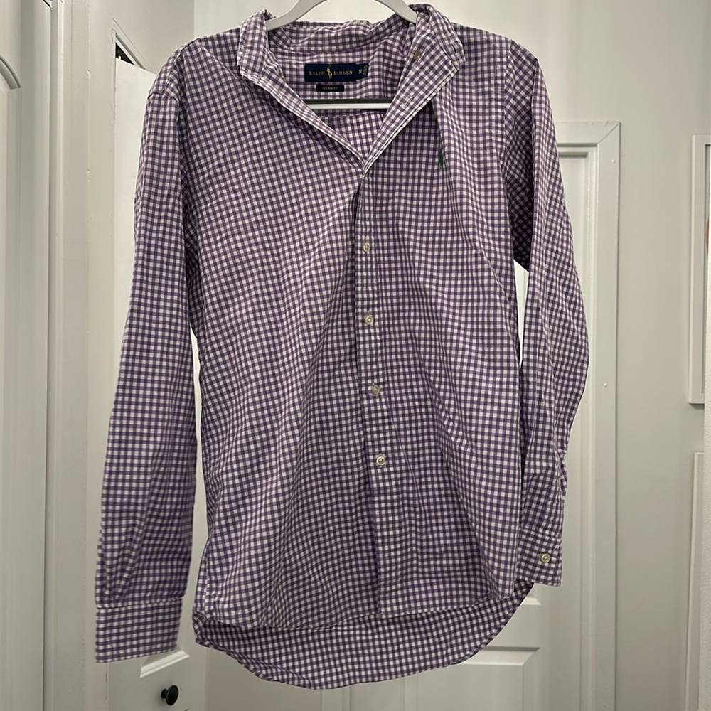Men’s Purple Ralph Lauren Button Down